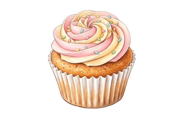 Cupcake Candy Land Clipart for DIY