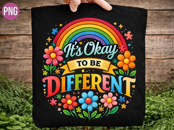 Embracing Uniqueness: The It’s Okay to Be Different Autism T-Shirt Design