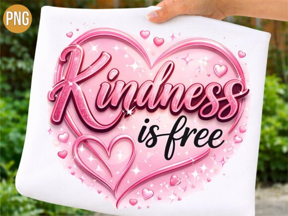 Unlocking Creativity with the Kindness is Free Pink Inspirational PNG: A Guide for Makers and Entrepreneurs
